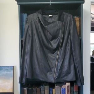 Mote, faux leather moto jacket